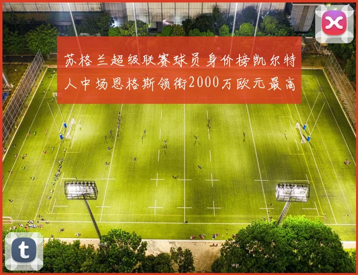 苏格兰超级联赛球员身价榜凯尔特人中场恩格斯领衔2000万欧元最高
